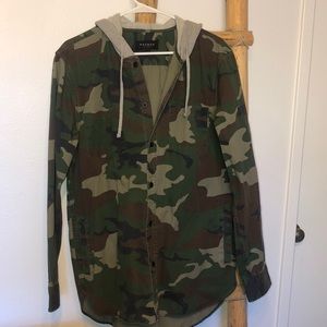 Pacsun Men’s Hooded Camo Hoodie